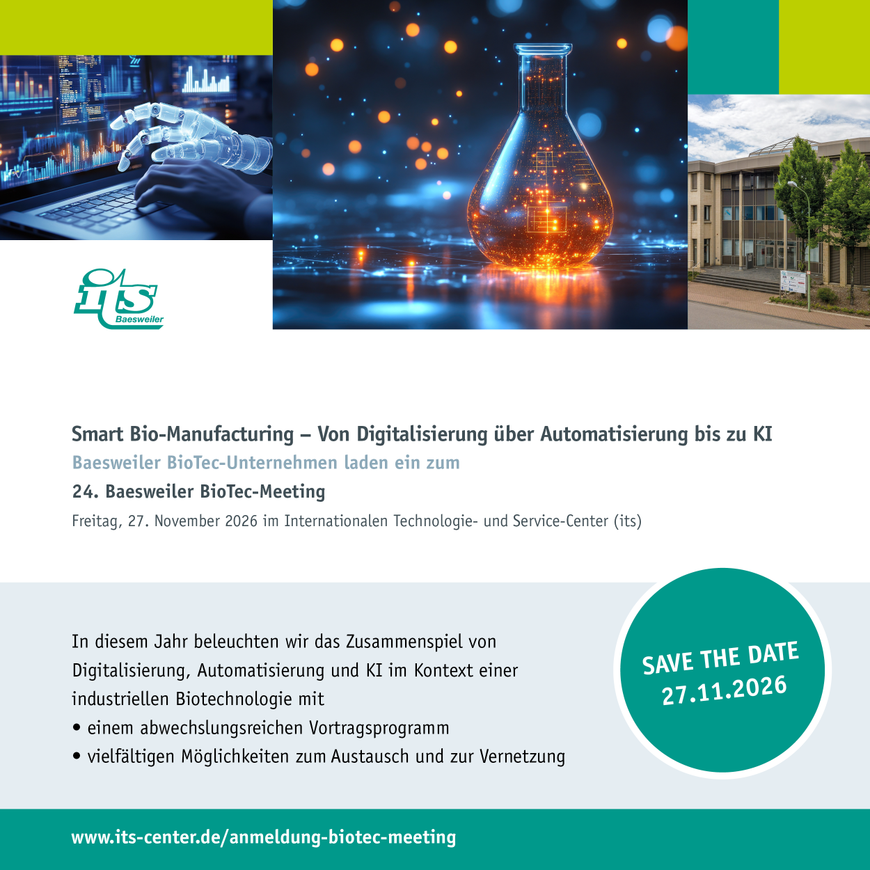 SAVE THE DATE: 24. Baesweiler BioTec-Meeting